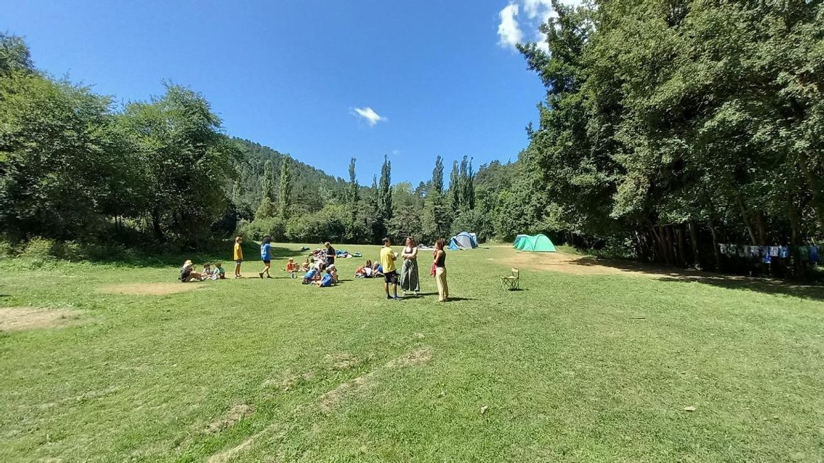 Un dels camps de treball sobre la vida dels pastors, al Ripollès.
