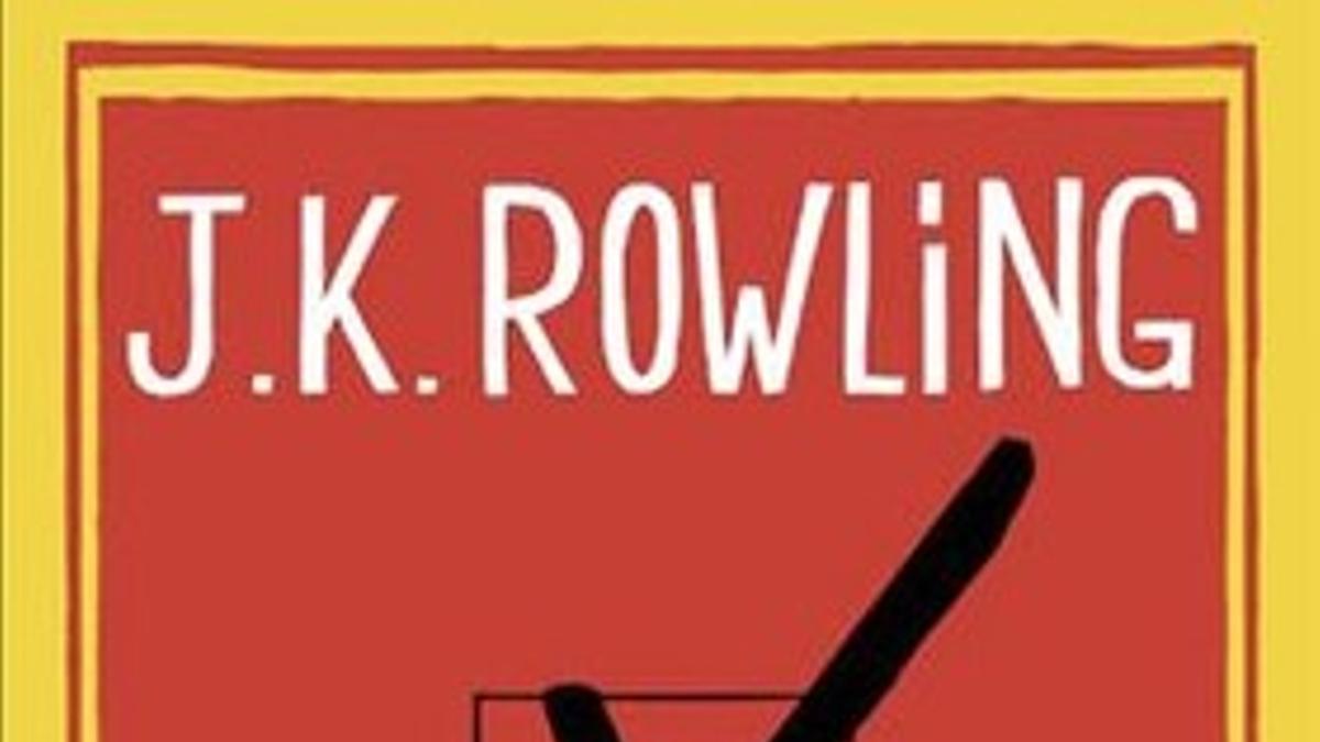 La portada de 'The casual vacancy', de J. K. Rowling