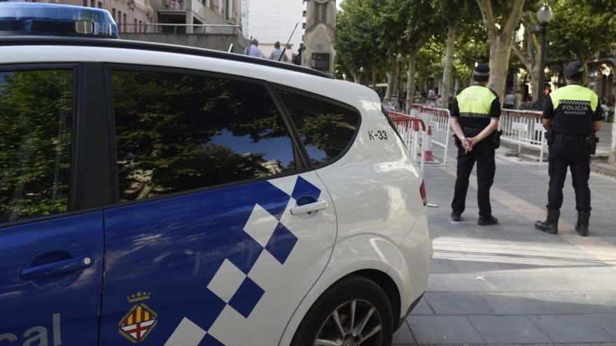 Una patrulla de la policia local de Manresa