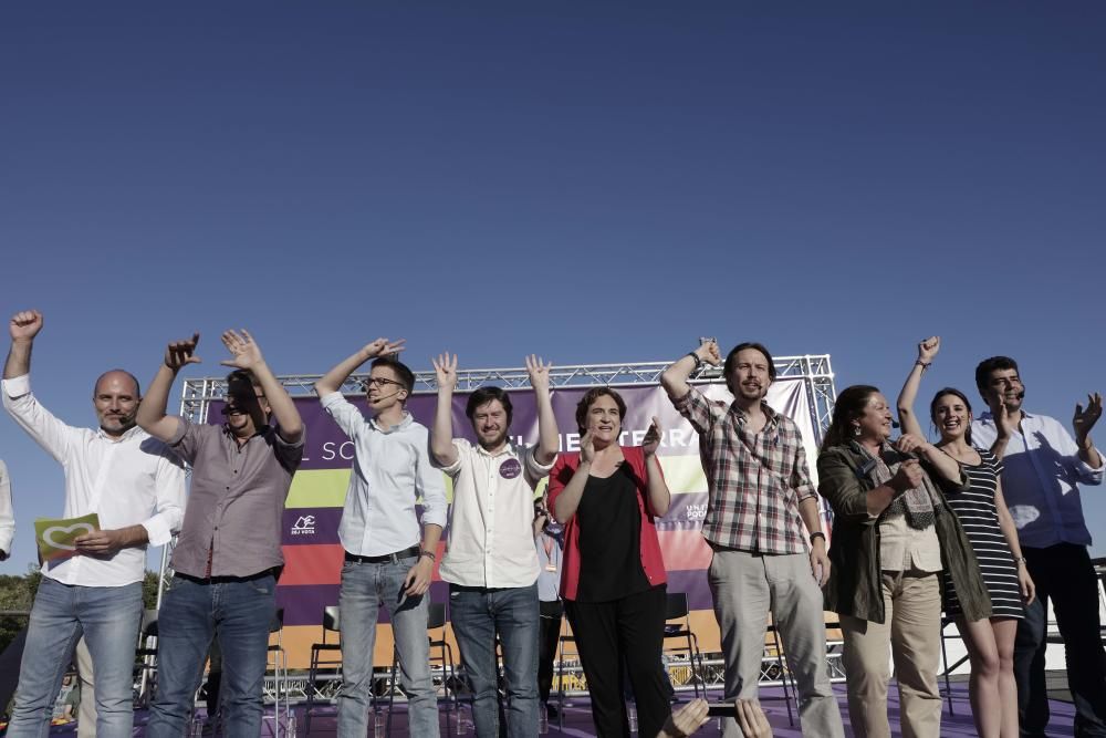 Acto central de Units Podem Més en Palma