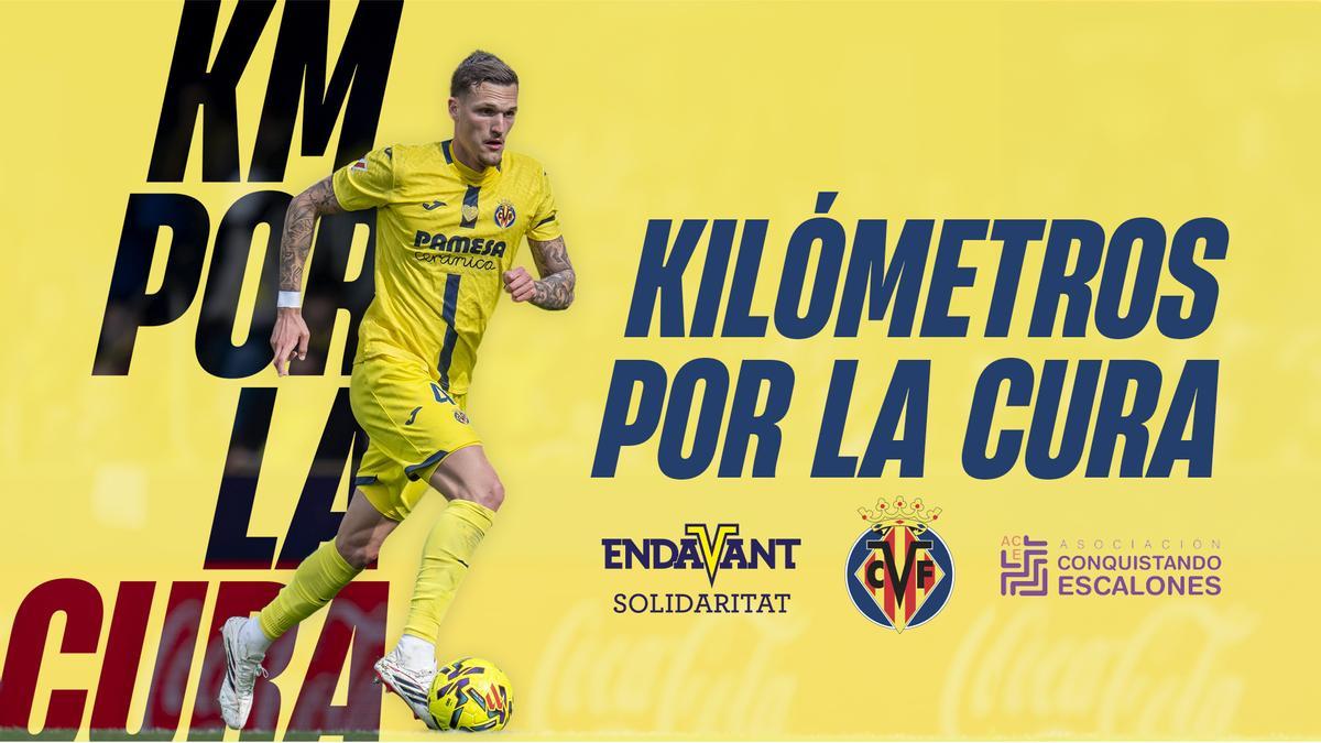 El Villarreal, junto a la asociación Conquistando Escalones.