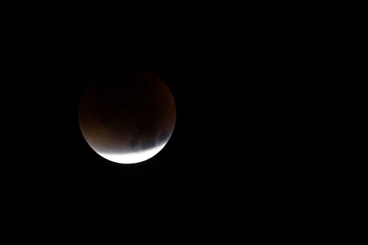 Eclipse de superluna en Galicia