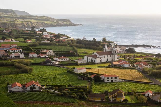Municipio Praia do Almoxarife en la isla Faial. Islas Azores