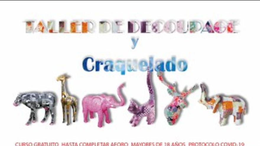 Taller de Decoupage y Craquelado