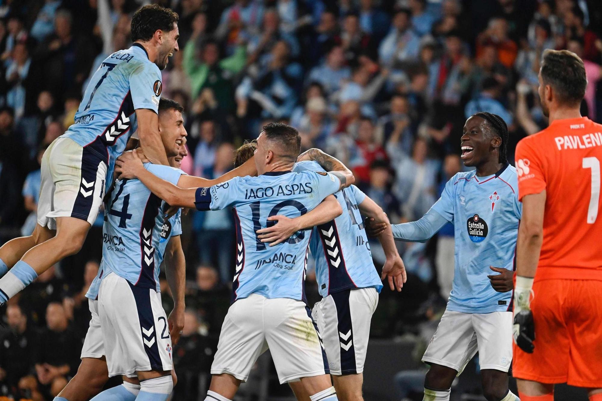 Las imágenes del Celta-PAOK en Balaídos