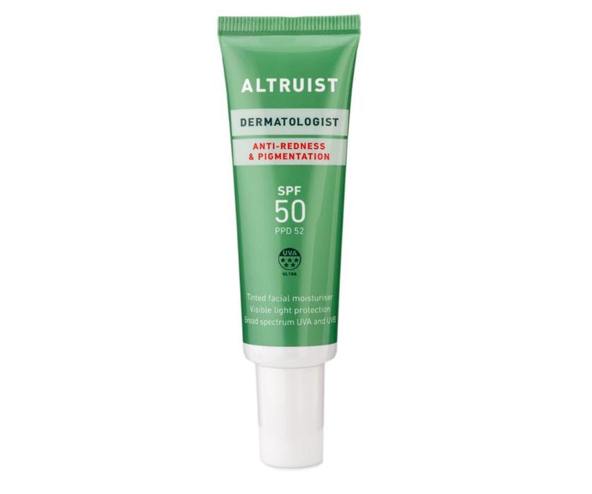 Altruist Hidratante Facial con Color Anti-Rojeces y Pigmentación SPF50