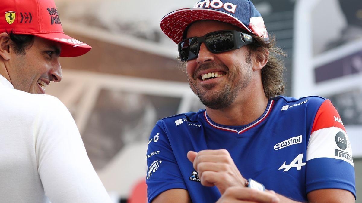 Carlos Sainz y Fernando Alonso mantienen, desde hace años, una gran amistad.