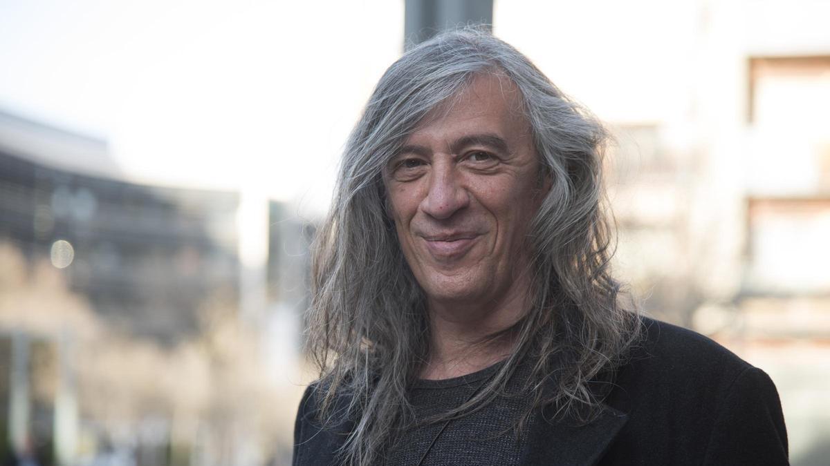 Gerard Quintana en una visita a Manresa