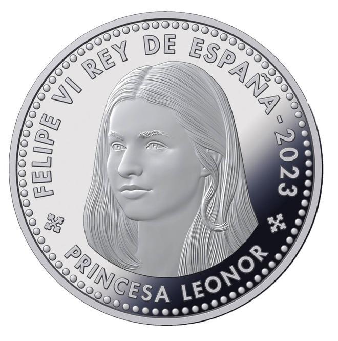 La moneda de la princesa Leonor por su 18 cumpleaños