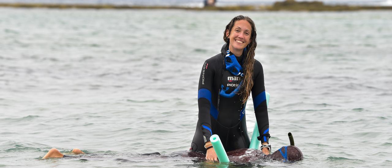 Marina Muñoz, instructora de buceo.