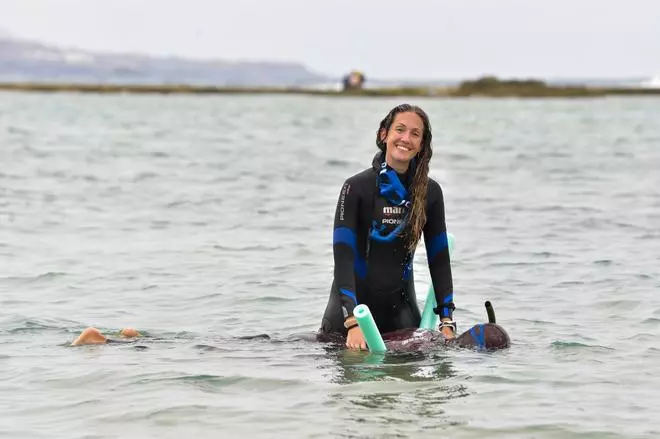 Marina Muñoz, la vida bajo el agua