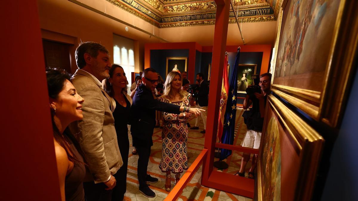 Dos bocetos de la 'Regina Martyrum' se incorporan a la exposición de Goya en la Aljafería