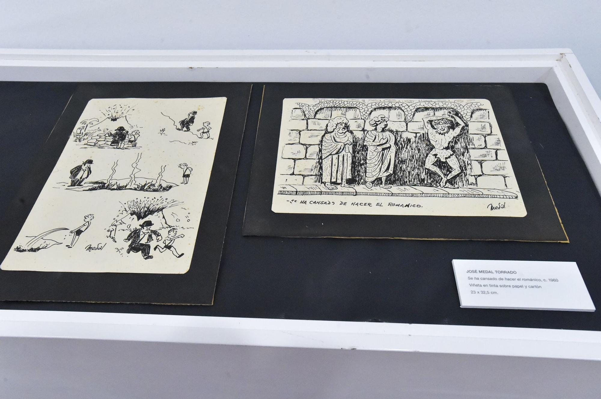 Exposición de caricaturas y viñetas de la colección Suárez