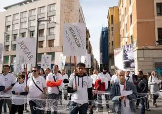 Los "invisibles" sin techo reclaman su sitio en Zamora
