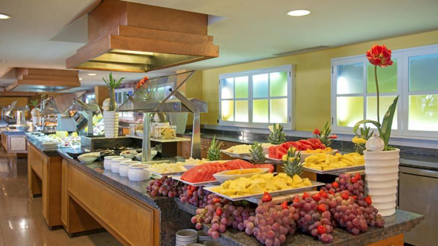 All-Inclusive-Buffet in einem Hotel auf Mallorca