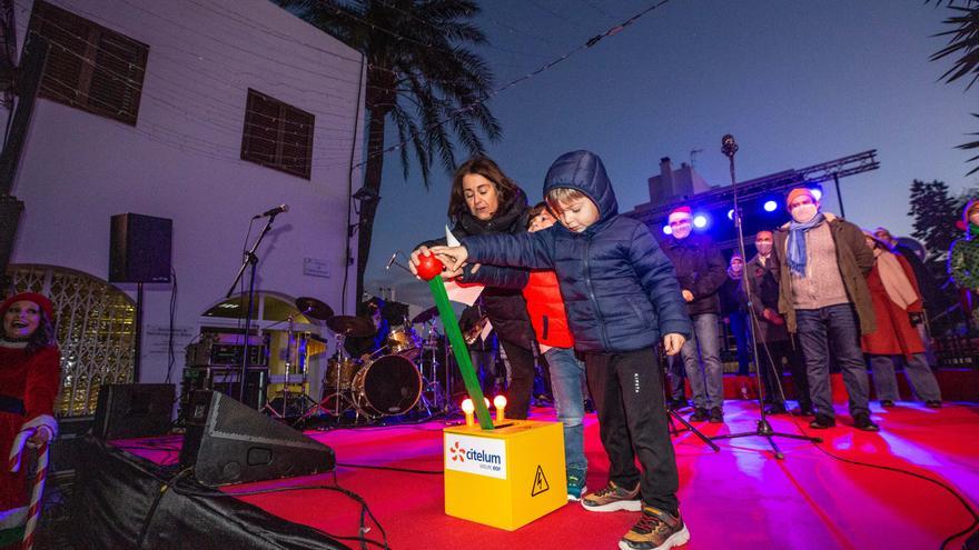 Encendido de las luces de Navidad en Sant Josep