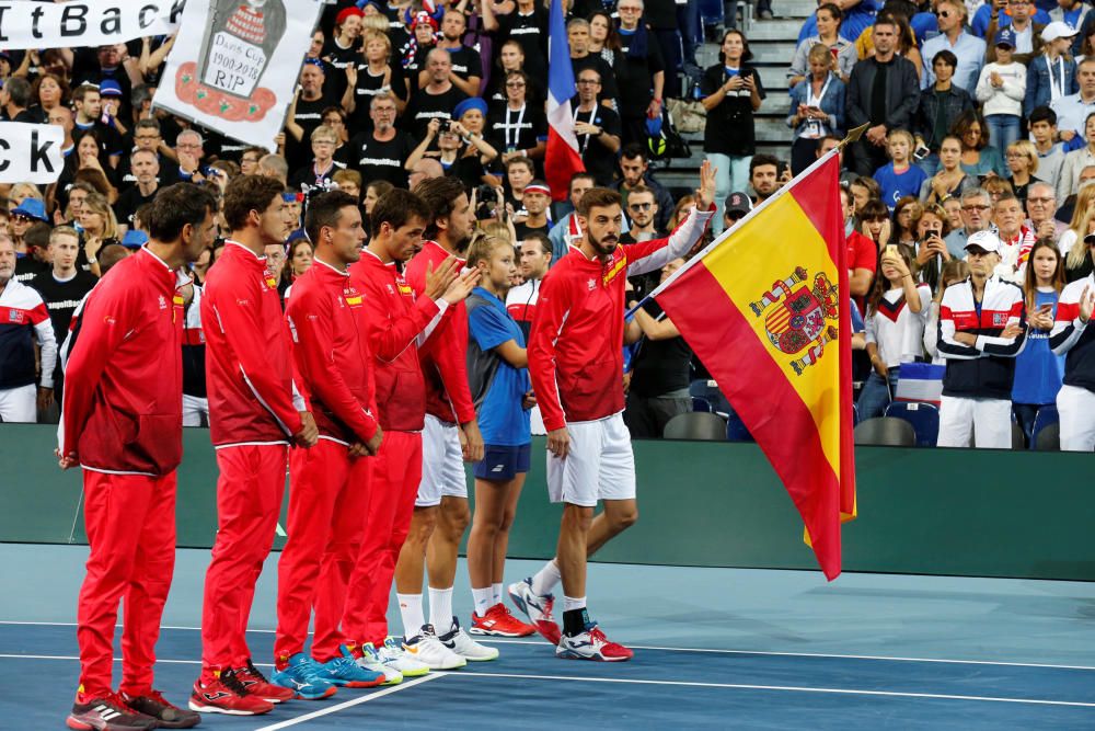 Dobles de la Copa Davis: Francia-España