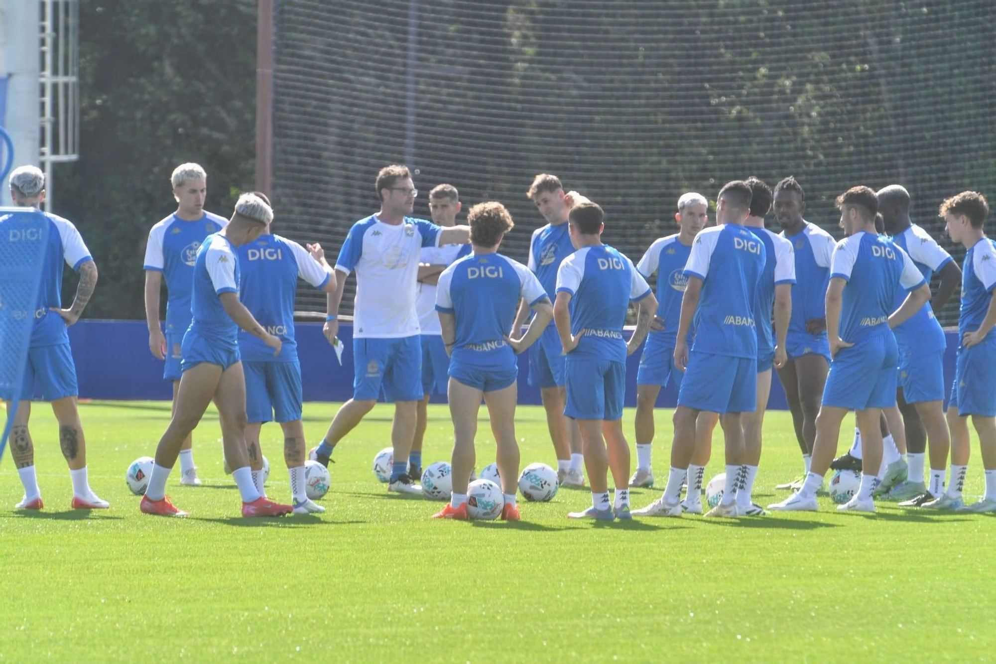 Primer entrenamiento bajo las órdenes de Antonio Hidalgo