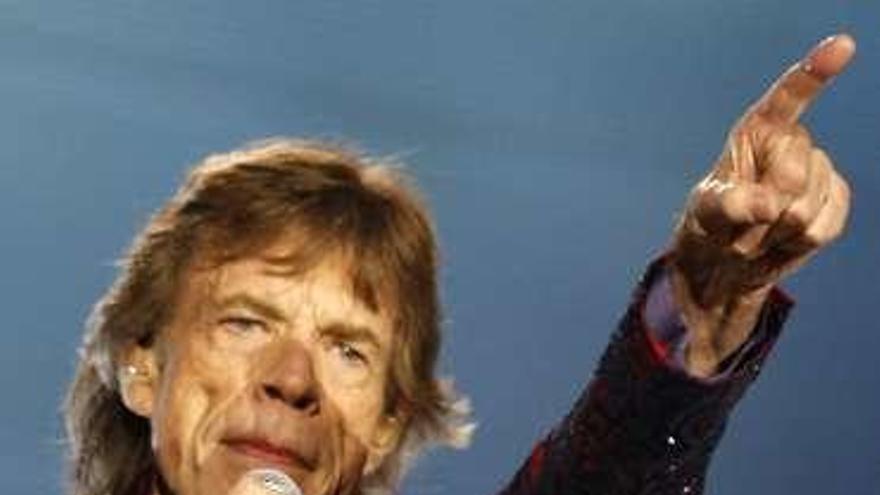 Mick Jagger, durante el concierto.
