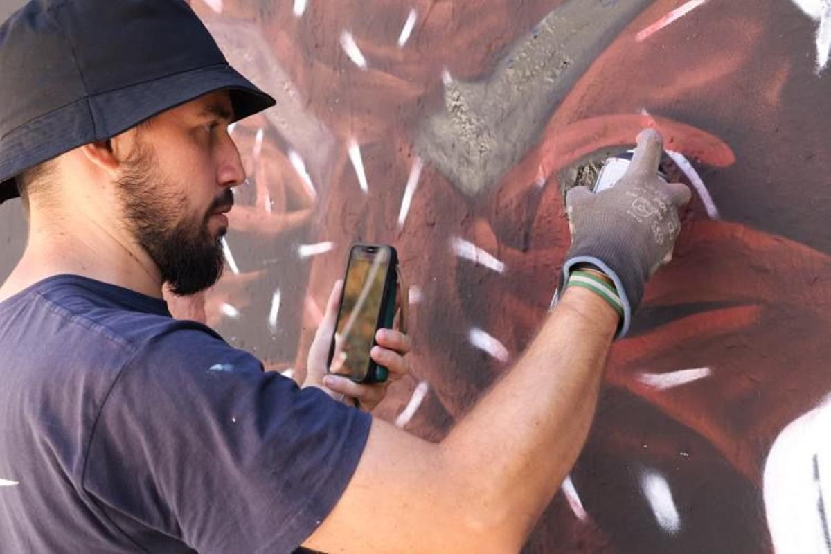 El mural más culé de Lamine Yamal y Nico Williams en Barcelona