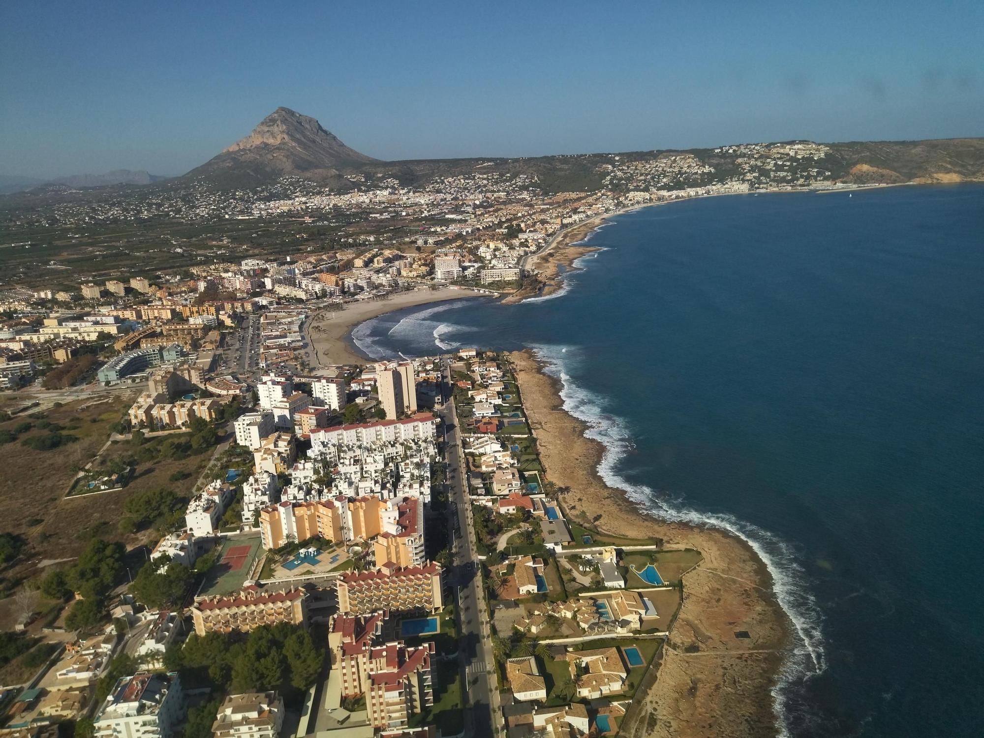 Xàbia, al vuelo