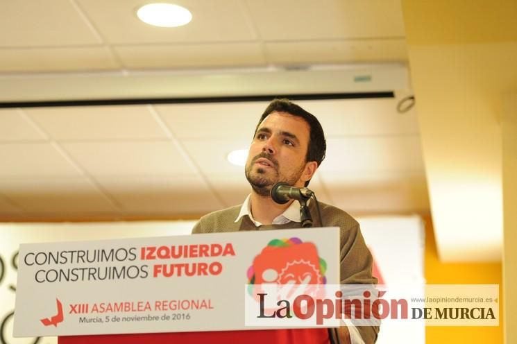 Alberto Garzón participa en la XIII Asamblea de IU