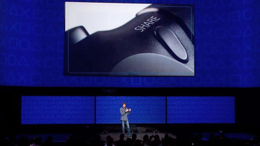 Imagen de la presentación de PlayStation4