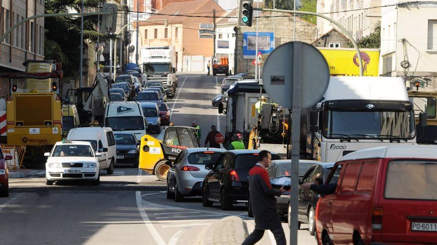 La PO-308 concentra las tres zonas “críticas” en los viales autonómicos de la comarca por contaminación acústica. |   // GUSTAVO SANTOS