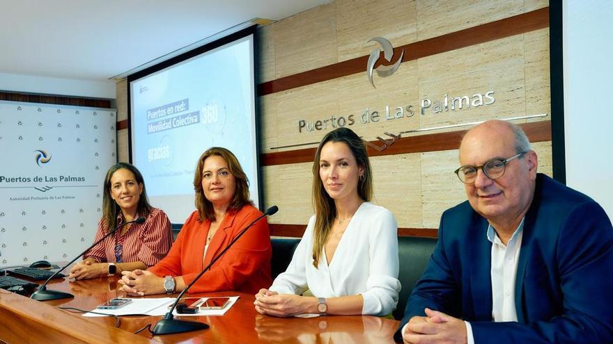 Una nueva línea de guaguas y coches compartidos: así quiere reducir el 2.400 desplazamientos diarios en el Puerto de Las Palmas