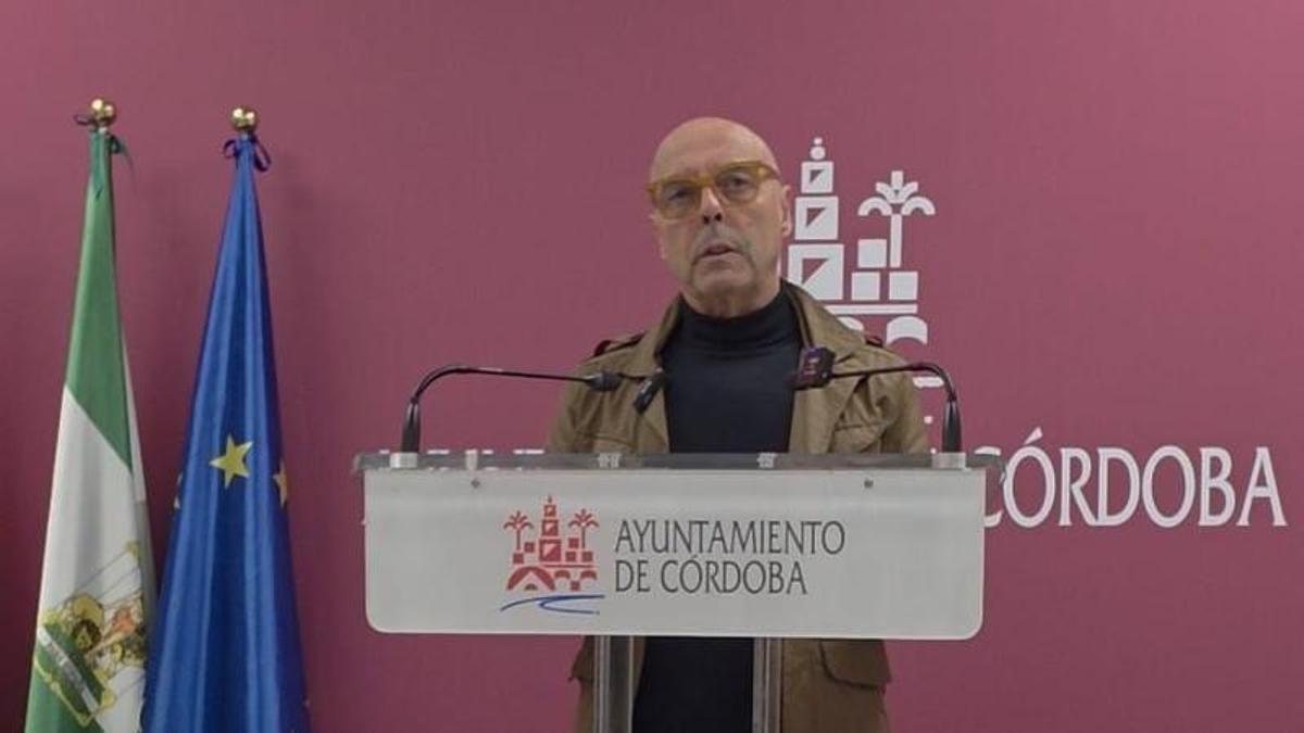 Antonio Hurtado en rueda de prensa.