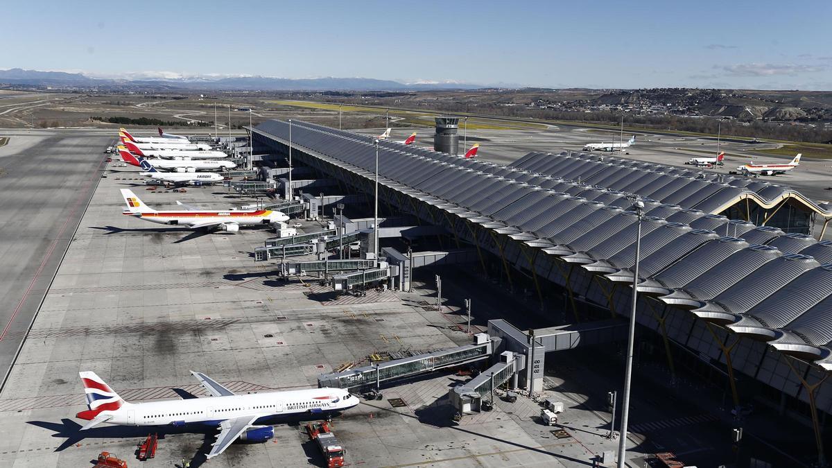 Una imagen del aeropuerto  Aeropuerto Adolfo Suárez Madrid-Barajas.