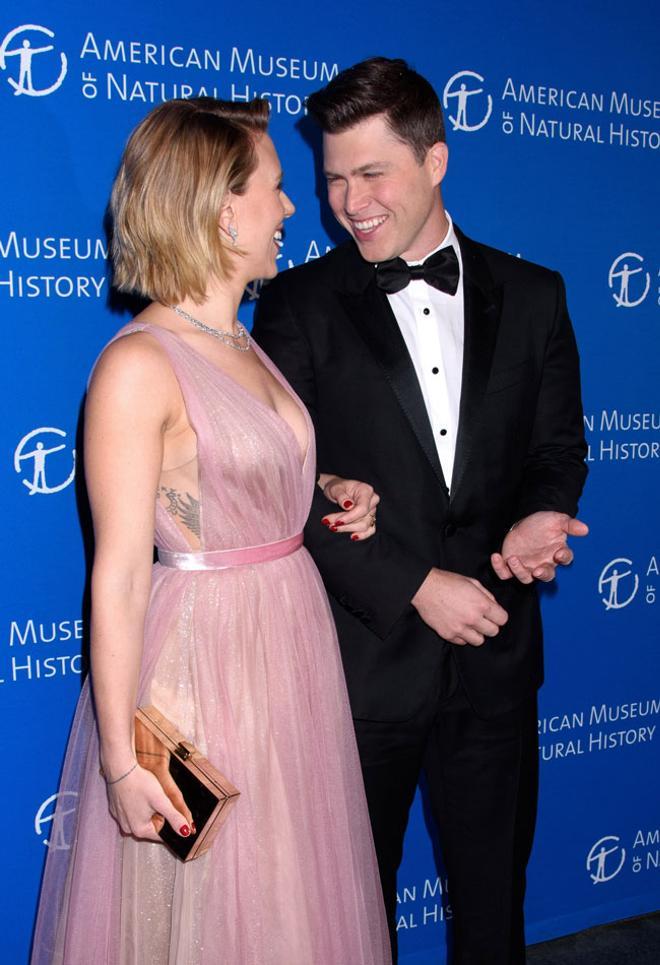 Scarlett Johansson y su pareja, Colin Host