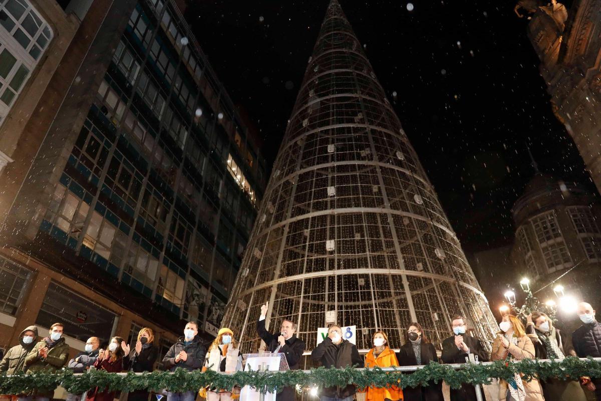 Así se apagaron las luces de Vigo tras una Navidad para la historia