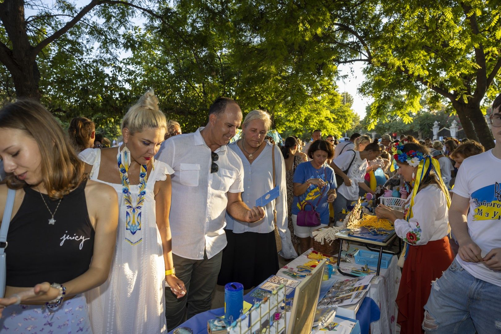 Celebración del aniversario de la independencia de Ucrania en las calles de Torrevieja y el Parque de las Naciones