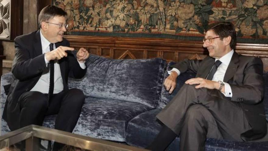Ximo Puig se reúne con el presidente de Bankia