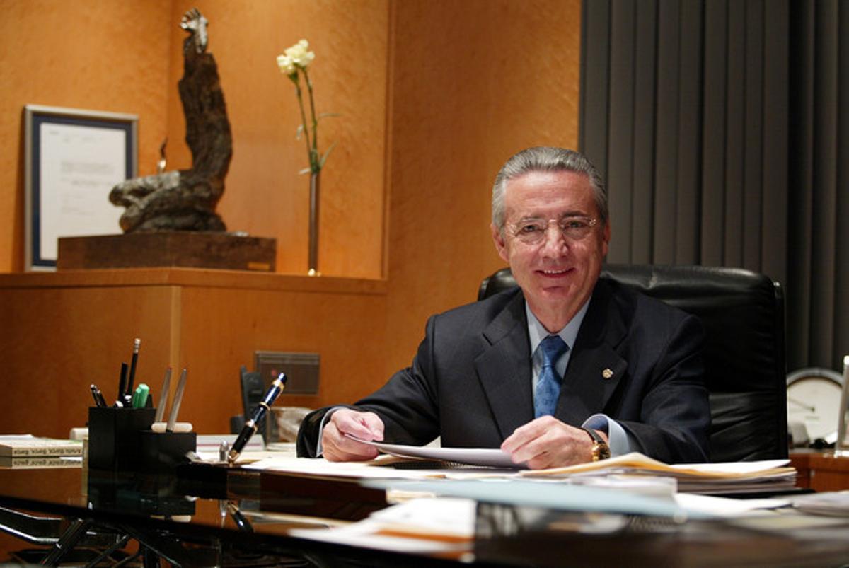 Enric Reyna, al seu despatx, en una imatge d’arxiu.