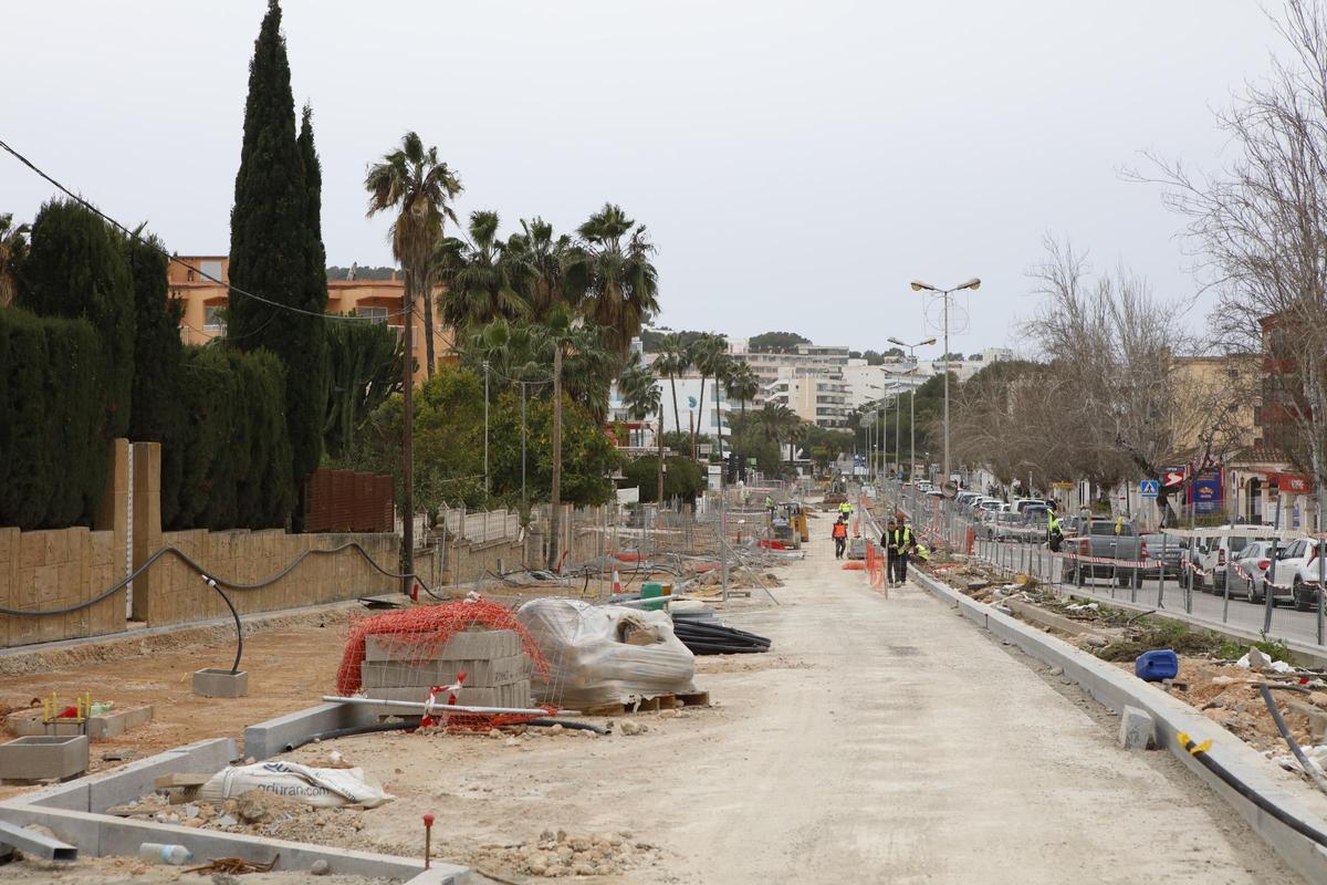 Santa Ponça macht sich schick für die Saison: So sieht es an den Baustellen im Urlaubsort derzeit aus
