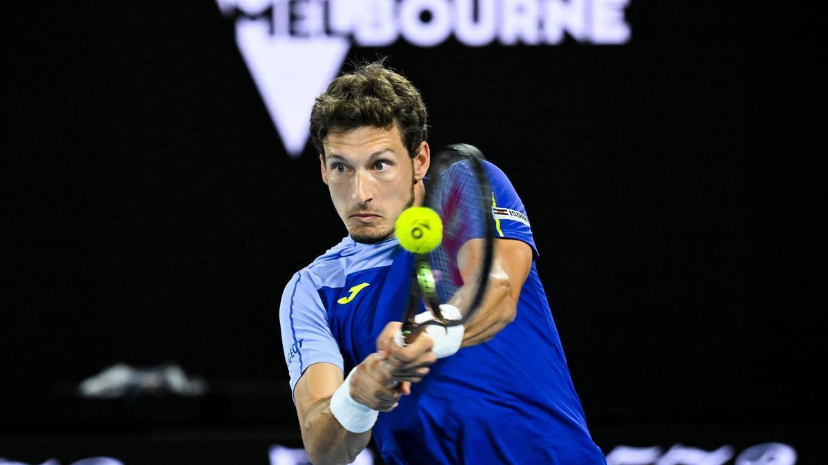 El tenista español Pablo Carreño durante un torneo.