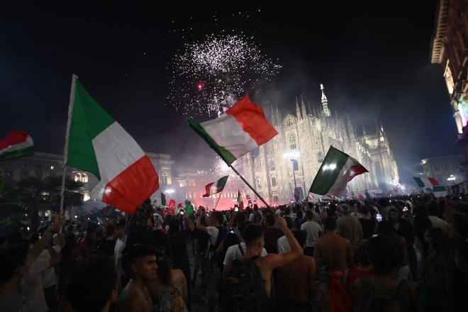 La celebración más loca de Italia tras ganar la Eurocopa