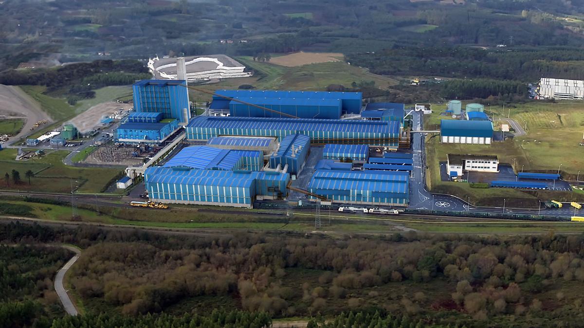 Instalaciones del complejo medioambiental de Sogama en Cerceda (A Coruña).