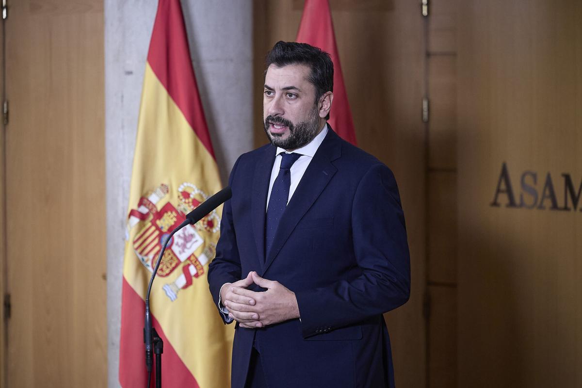 El portavoz del PP en la Asamblea de Madrid, Carlos Díaz-Pache.
