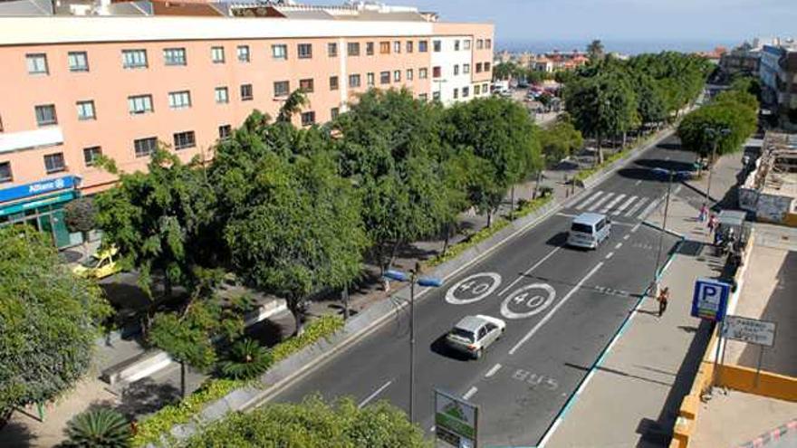 El Cabildo cortará el tráfico en la rambla de Arnao, en Telde, para su repavimentación