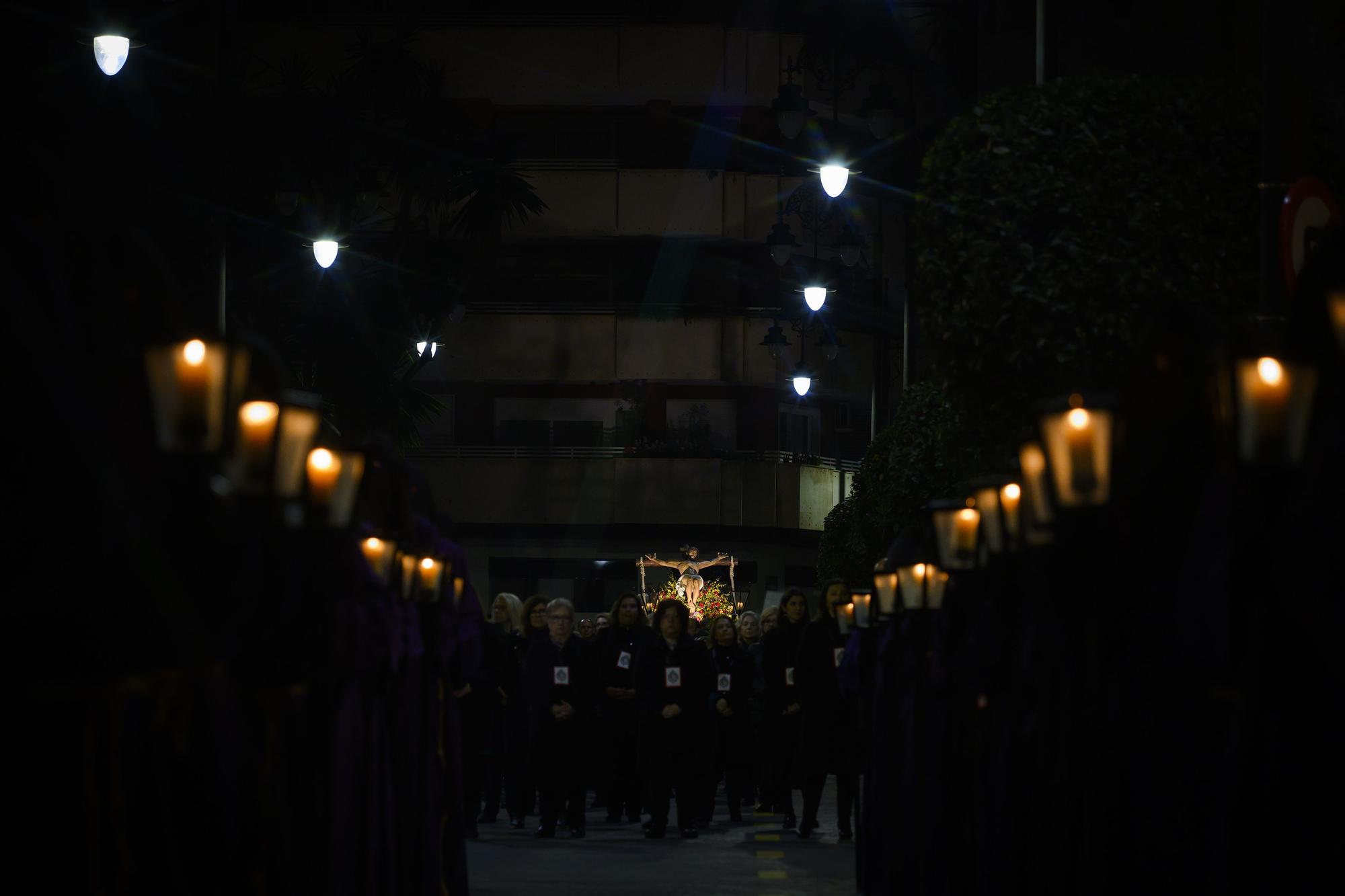 Viacrucis penitencial del Cristo del Socorro en Cartagena