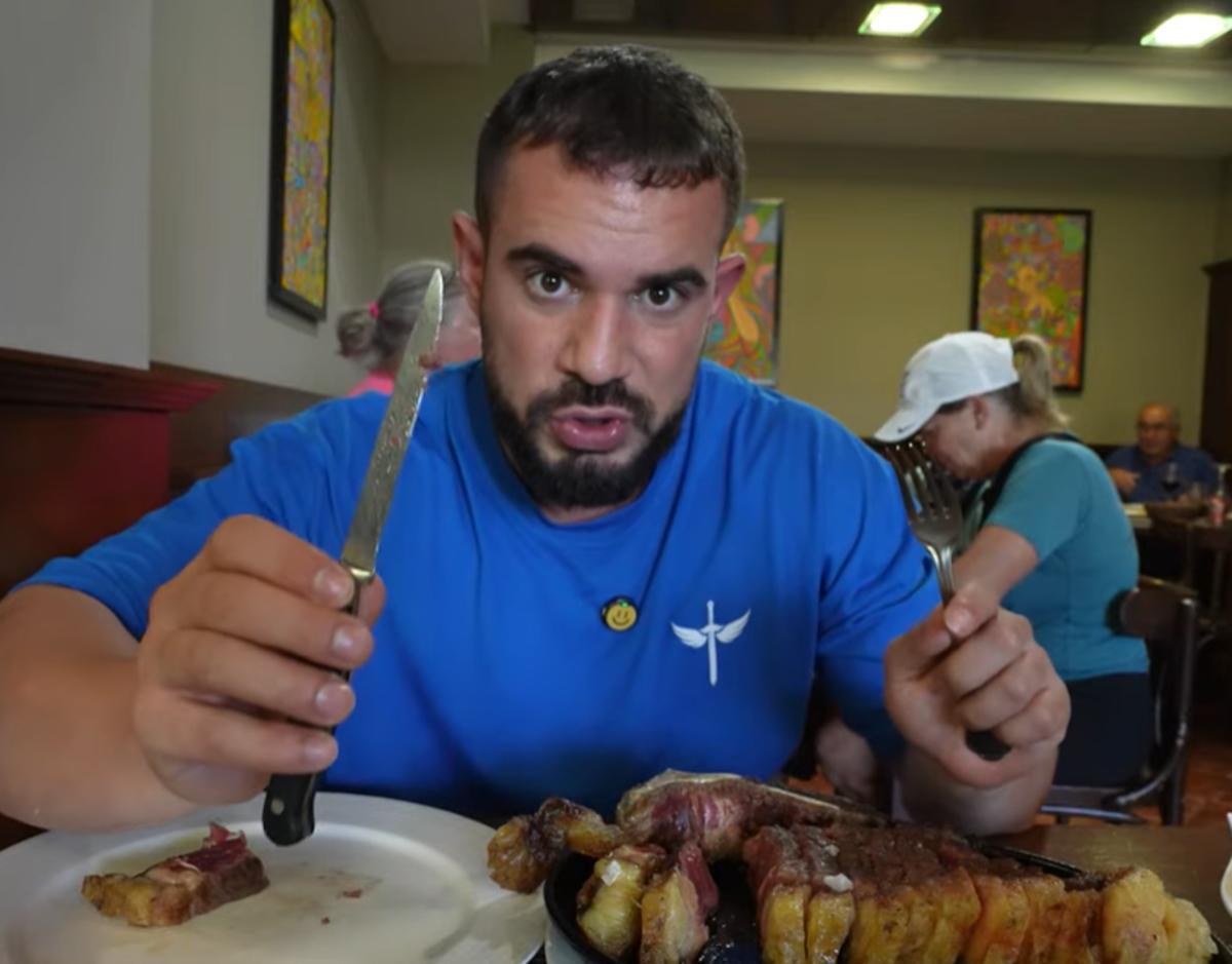 Pablo Cabezali en el Asador O Carmelo