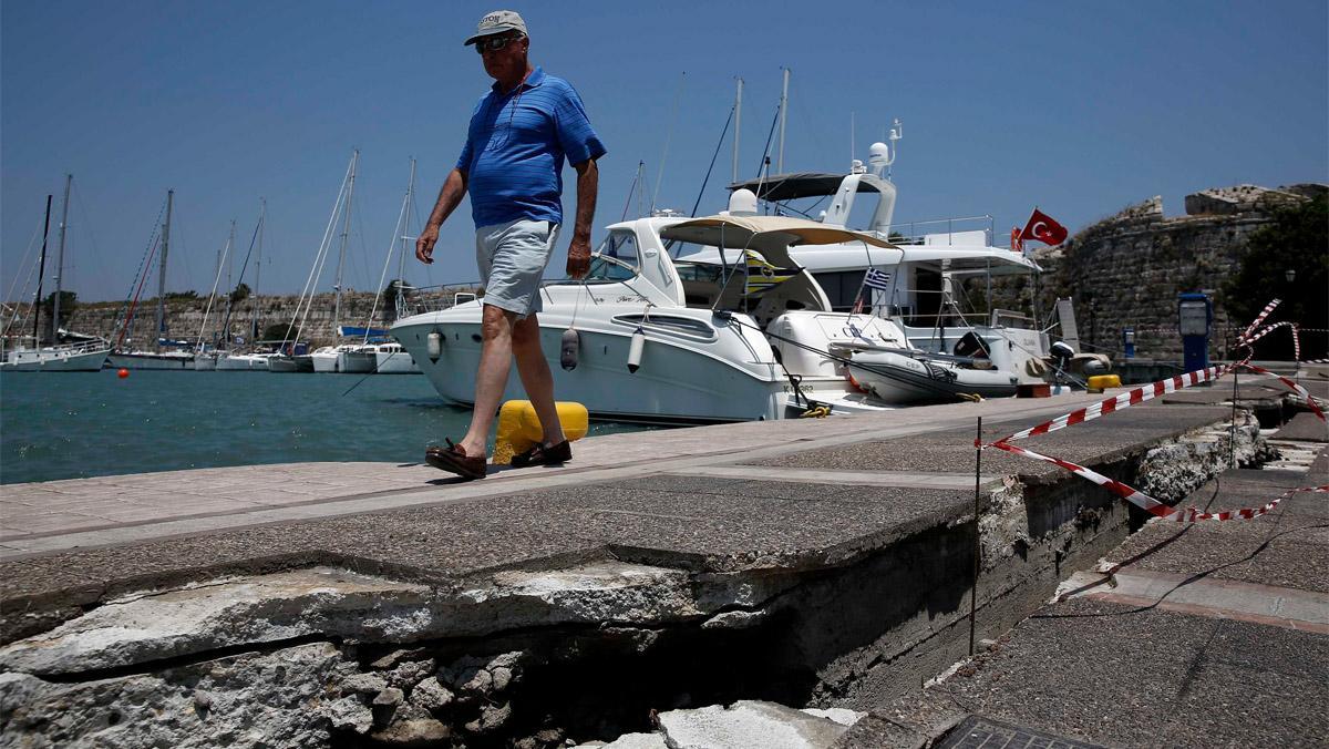 Un terratrèmol a lilla grega de Kos davant de la costa turca causa dos morts i diversos ferits