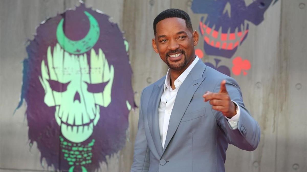 El actor Will Smith, en el estreno en Londes de 'Escuadrón suicida'.