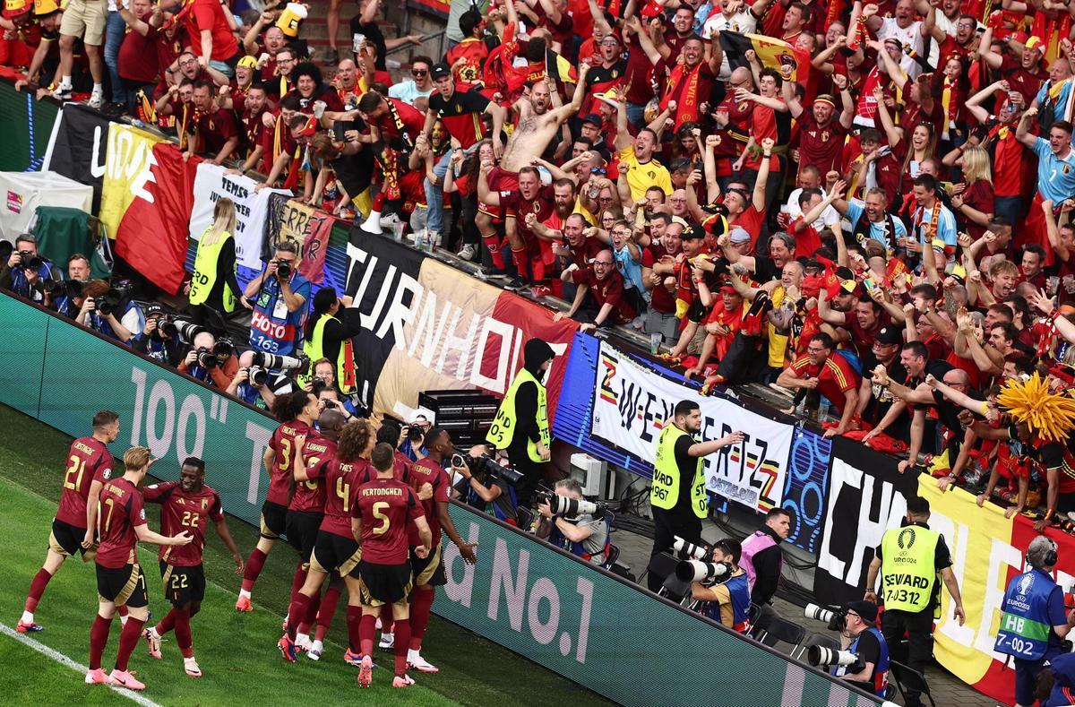 Eurocopa 2024 | Fase de grupos: Bélgica - Rumanía, en imágenes.