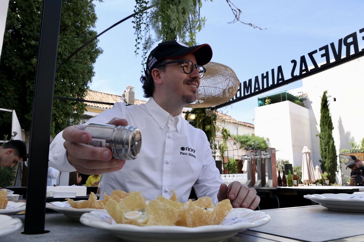 Maridaje con cerveza | Un menú de Paco Morales en Jardín Cervezas Alhambra