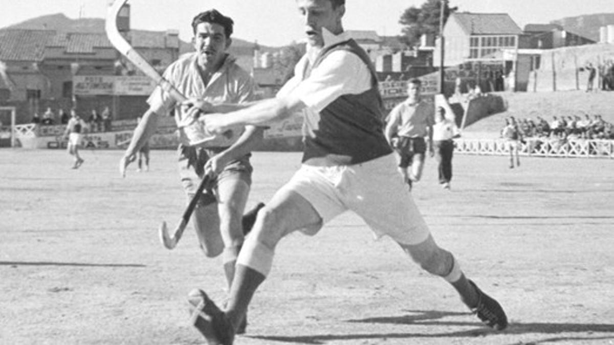Una fotografía del exjugador de hockey del CD Terrassa y olímpico en Londres '48, Pere Gasset.