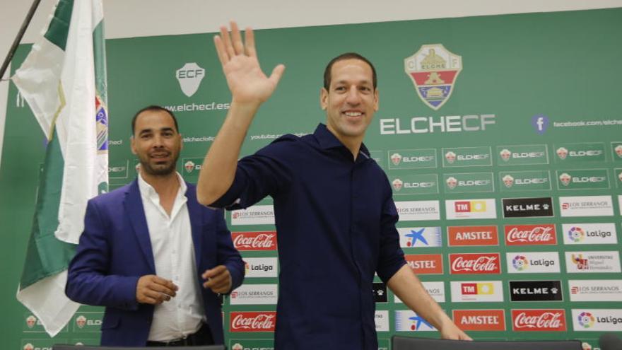 José Luis Acciari, esta mañana en su presentación